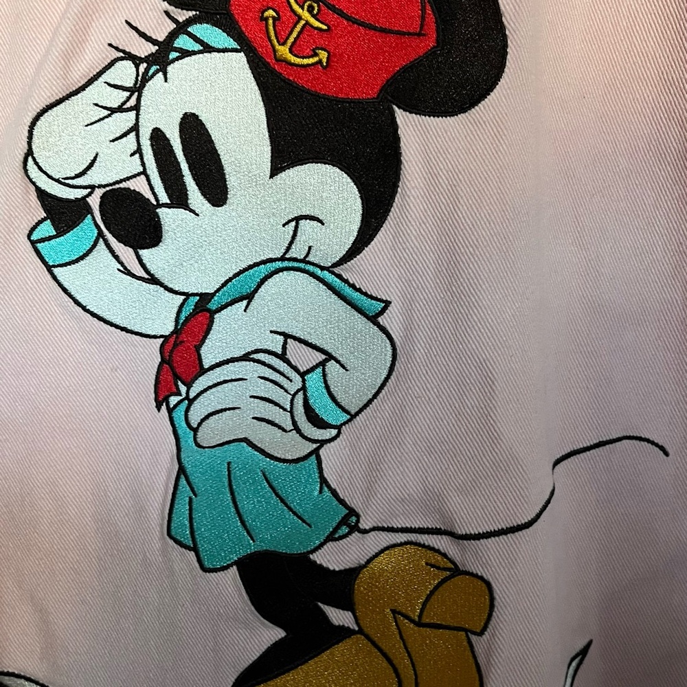 Cakeworthy Disney Pink Jean Jacket Minnie Mouse sailor